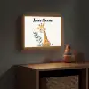 Giraf - Dier - Wilde dieren Light Box met batterij (Wandlamp kind) middel -sfeer5_kind