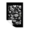 Koffiebonen - Zwart - Vintage Muursticker klein -3d