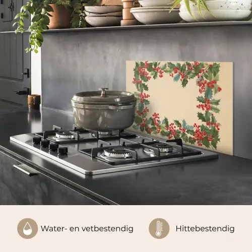 Hulstrand - Bessen - Beige keuken achterwand spatscherm klein -usp_NL