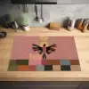 Illustratie - Vogel - Vlakken - Kleurrijk Inductie beschermer vinyl 3mm klein -sfeer5