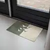 Japandi - Vogel - Groen Deurmat klein -sfeer2