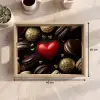 Macarons - Rood - Hart Dienblad Rechthoek middel -USP_Formaat