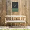 Quote - Groen - Grill - Zomer Tuinposter op houten frame 2 cm dik klein -sfeer4
