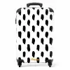 Verticale vlekken op een witte achtergrond NBS - Handbagage koffer - Kinderen Unisex middel -productfoto_recht