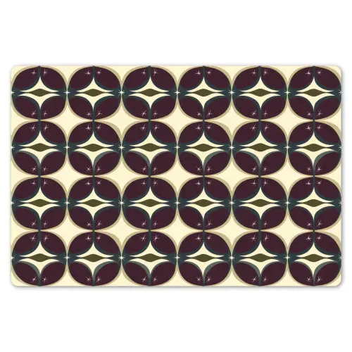 Cirkel - Retro - Kleurrijk Placemat vinyl groot 368 -zzsfeer1_Kitchenyeah-website
