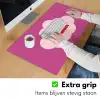 Girl power - Wolk - Roze Muismat XXL klein -sfeer3