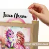 Meisje - Draak - Regenboog Light Box met kabel (Kinderlampje) klein -USP_websiteprintNL