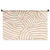 Beige - Aardspatroon Wandkleed katoen middel -zz3d