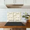 Apen - Jungle - Abstract - Beige keuken achterwand spatscherm klein 900 -sfeer2