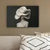 Modern - Vrouw - Hoed canvas 2cm klein -sfeer3
