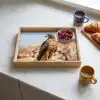 Valk - Vogel - Rots - Macht Dienblad Rechthoek middel -sfeer2