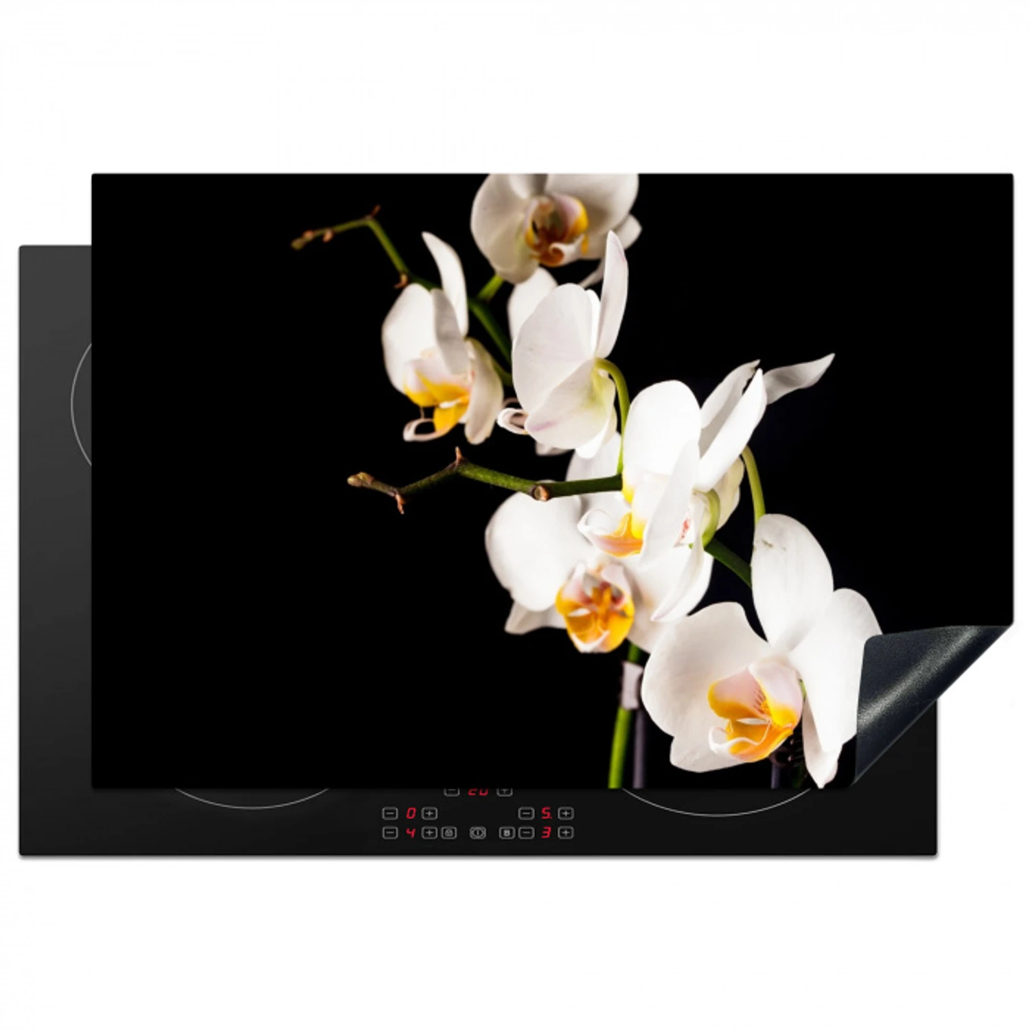 Hemelse Orchideeëntak Inductie beschermer vinyl 3mm klein -3d