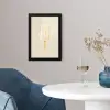 Minimalistisch - Waterijsje - Stokje - Beige fotolijst zwart zonder passe partout klein -sfeer4