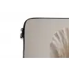 Bloem - Beige - Crème laptophoes neopreen klein -detail