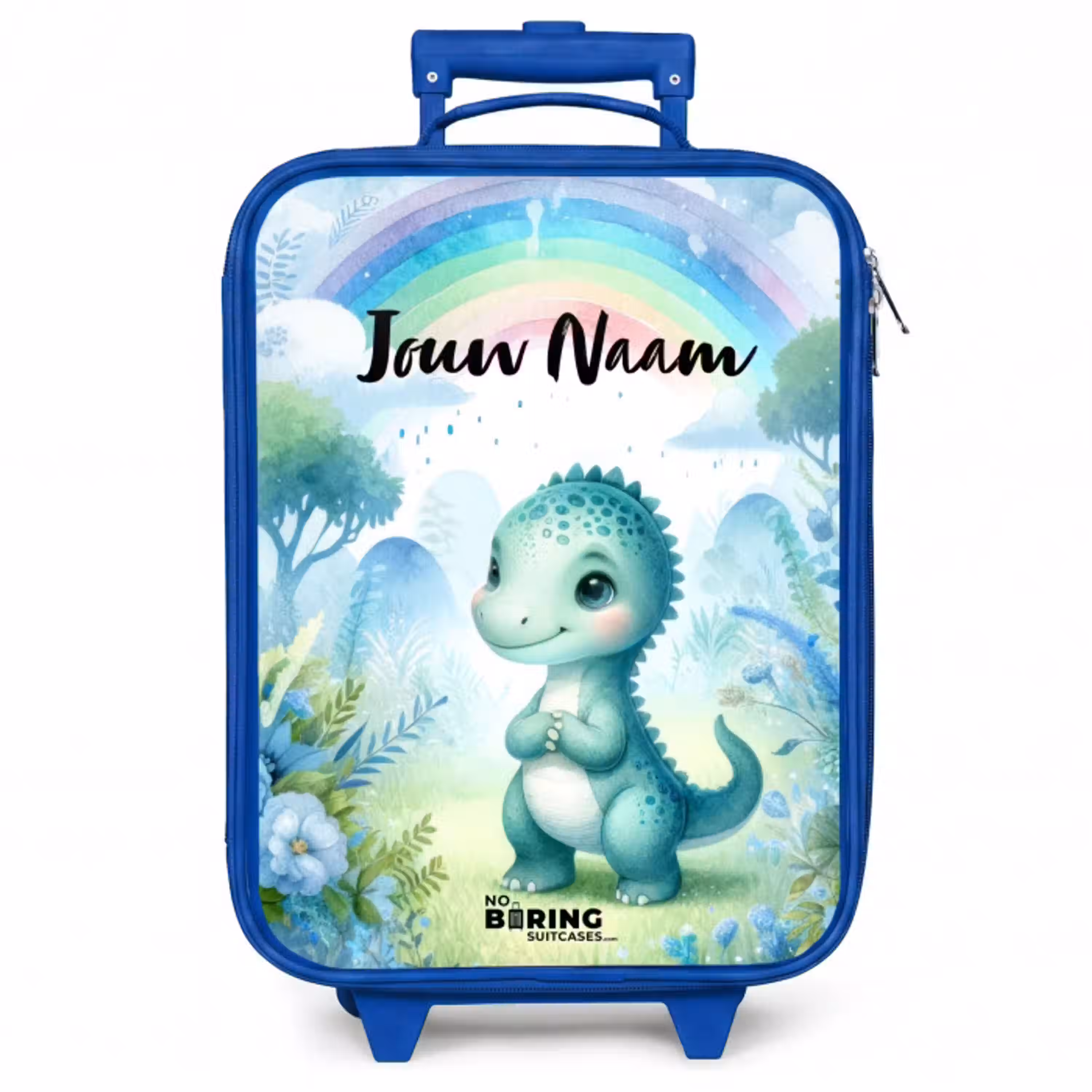 Daantje Dino Kinderkoffer - Blauw klein -zzz_website3d