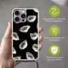 Oesters - Vissen - Blauw - Goud Hoesje iPhone 16 Pro Max met koord klein -sfeer2_NL