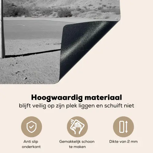 Basketbalpaal - Landschap - Zand - Wit Inductie beschemer met haakjes klein -ky-onderkant-nl