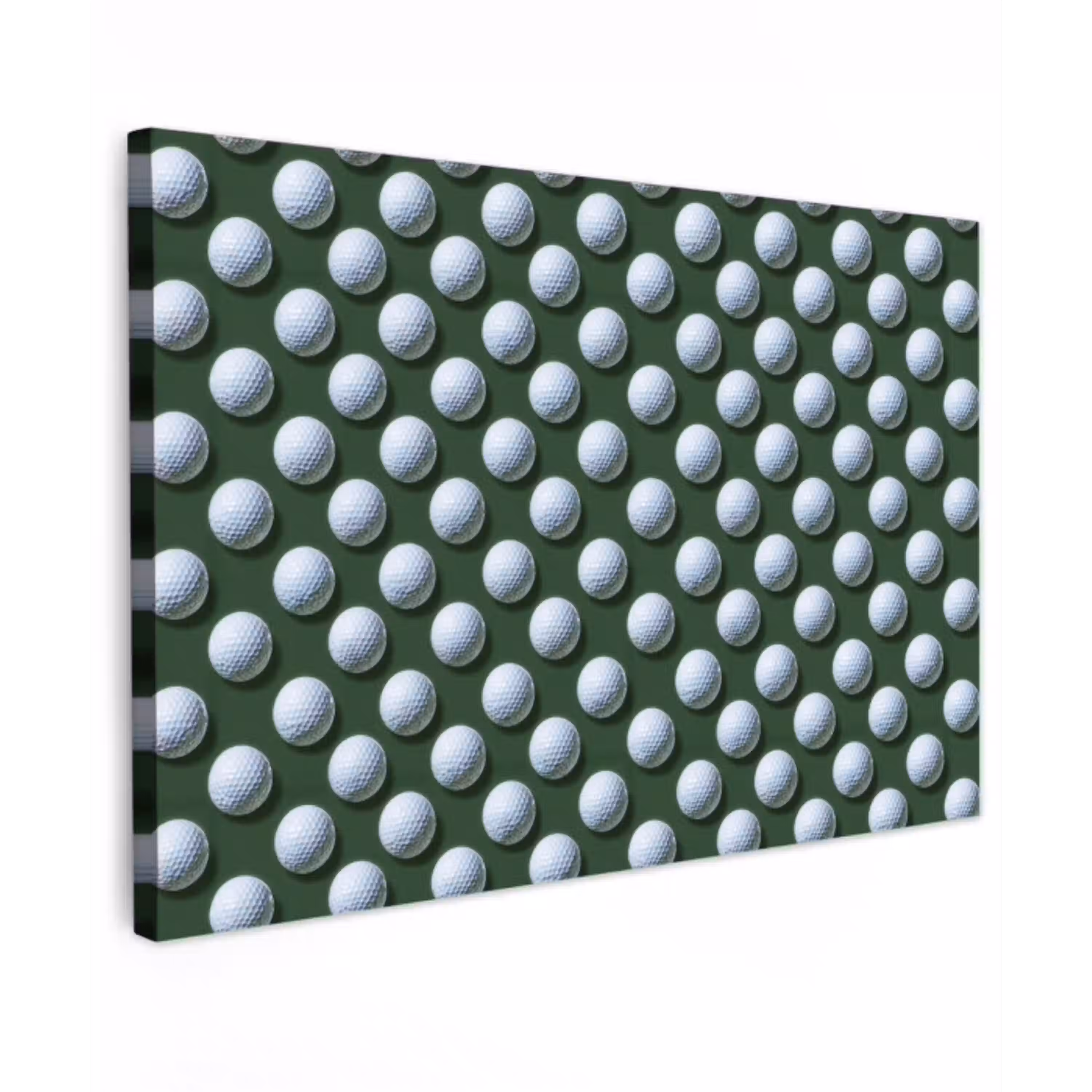 Ballen - Golf - Groen Tuinposter op houten frame 2 cm dik klein 845 -3d