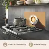 Cappuccino - Kop - Schotel - Minimalitisch keuken achterwand spatscherm klein -usp_NL