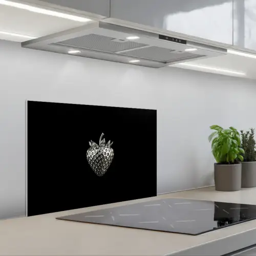 Aardbei - Zaadstructuur - Realistisch keuken achterwand spatscherm klein -3d_schuin