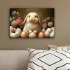 Konijn - Paaseieren - Stilleven canvas 2cm klein -sfeer3