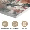 Kolibrie - Vogels - Bloemen - Natuur PET vilt klein -closeup_NL