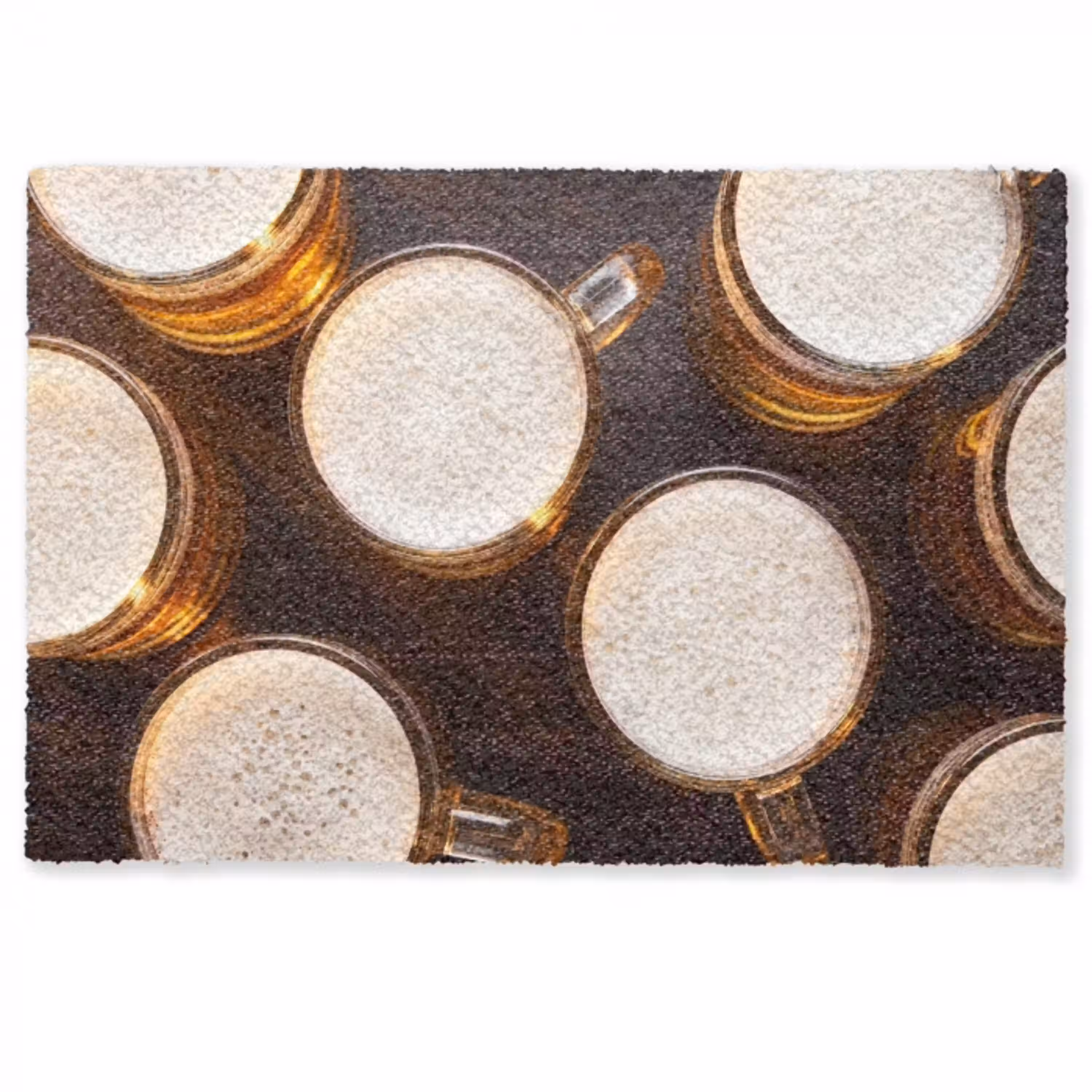 Bier - Glazen - Schuim - Hout - Drank Deurmat klein -zkaufland3d