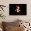 Quote - Neon - vrouw canvas 2cm klein -sfeer1