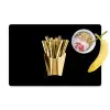 Friet - Goud - Chrome - Eten Placemat vinyl groot -zzzproduct_Kitchenyeah-website