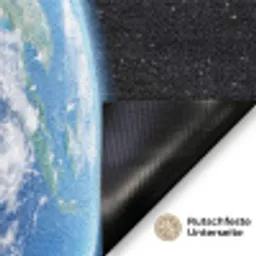 Aarde - Ruimte - Blauw - Groen Deurmat klein -antislip_DE