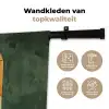 Plant - Bloemen - Wit Wandkleed katoen klein -sfeer2