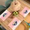 Noodles - Kom - Blauw - Illustratie Placemat vinyl groot -zzsfeer5_Kitchenyeah-website
