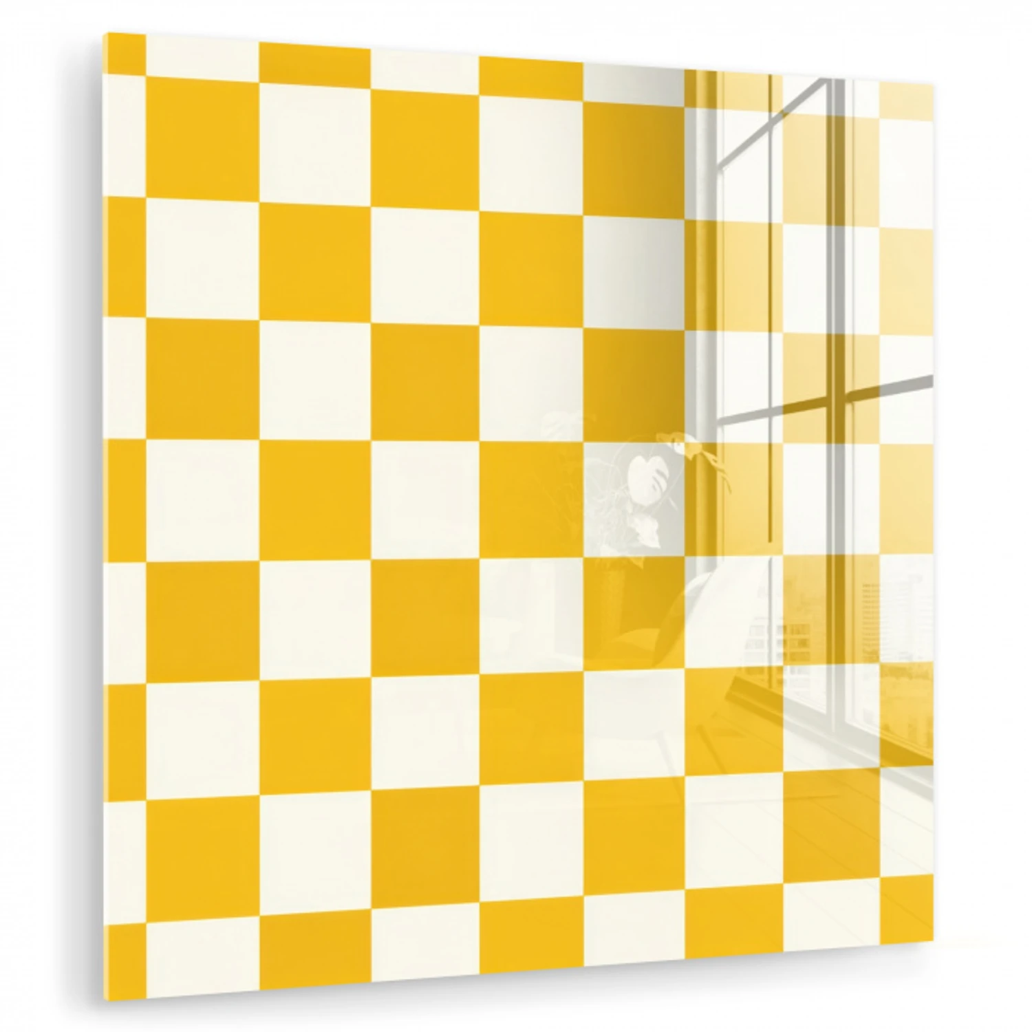 Traditioneel - Patroon - Geel plexiglas 5mm klein 11 -zzzproduct_nieuw