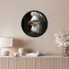 Arend -Amerika - Koksmuts - Vogel - Stoer Fotolijst rond zonder passe partout klein -sfeer3