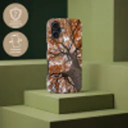 Boom - Bladerdak - Herfst - Oranje - Sfeervol Toughcase MagSafe Apple iPhone 17 klein -USP_PrintM_FR