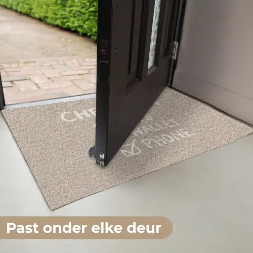 Quote - Checklist - Beige Deurmat klein -USP_NL