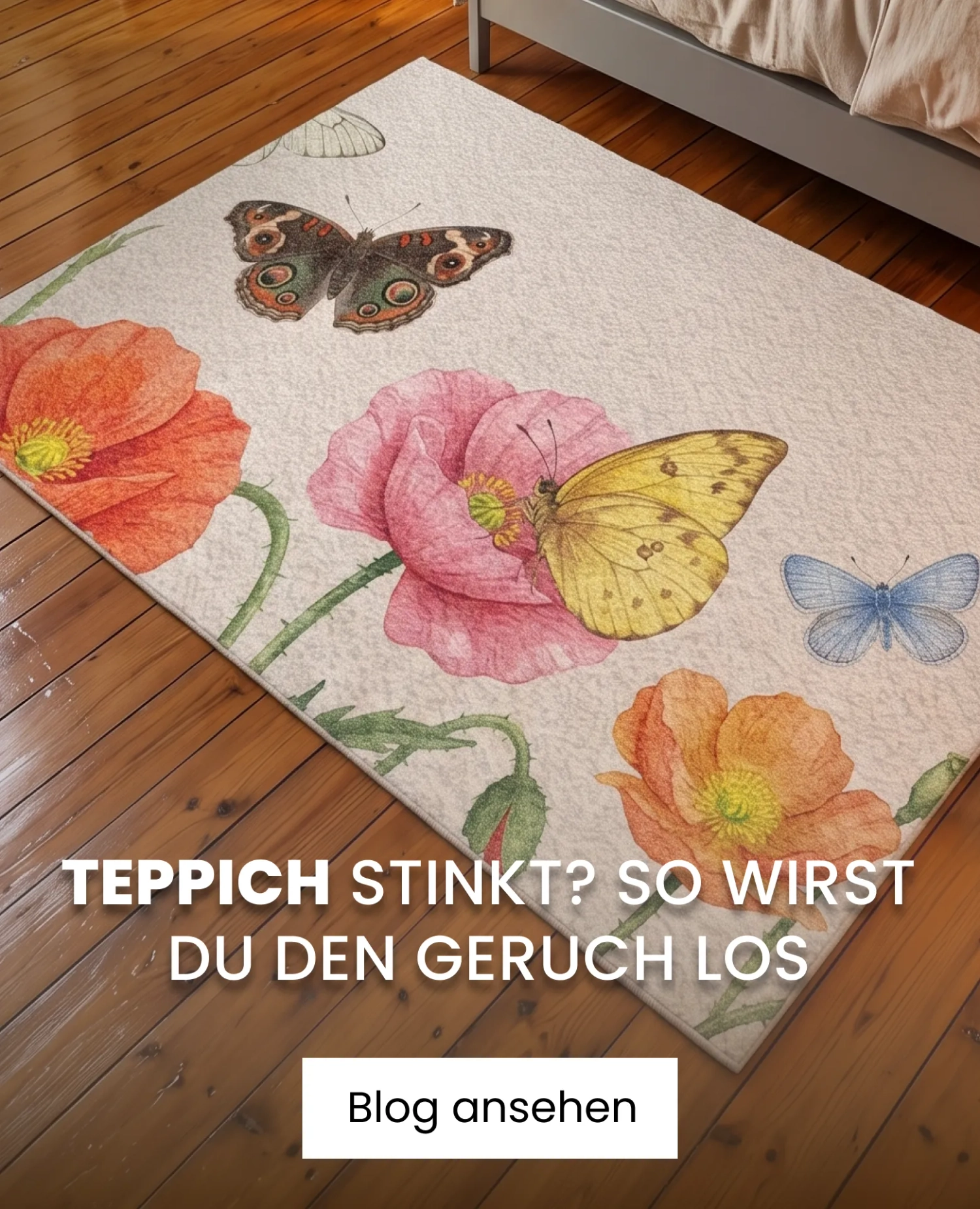 Teppich mit Flora