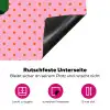 Yes fun - Groen - Roze - Stippen Inductie beschermer vinyl 3mm klein -zzzzzzz-lf-onderkant