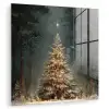 Kerstboom - Bos - Sneeuw - meerkleurig plexiglas 5mm klein -zzzproduct_nieuw