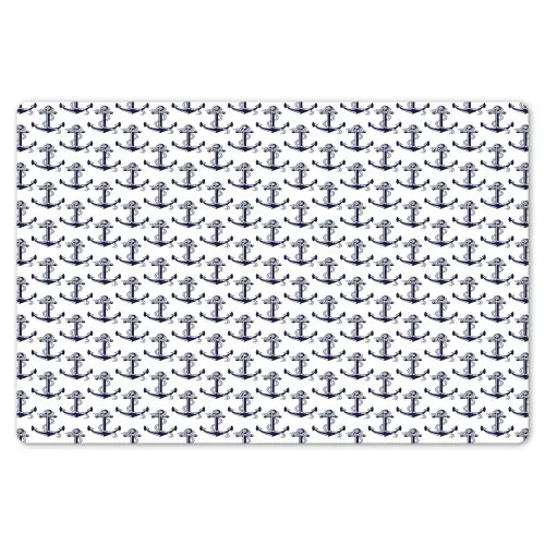 Oceaan - Anker - Blauw - Wit Placemat vinyl groot 368 -zzsfeer1_Kitchenyeah-website