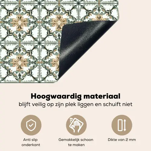 Floraal - Verweerd - Keurrijk Inductie beschemer met haakjes klein 777 -ky-onderkant-nl
