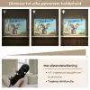 Olifant - Strand - Dieren - Meisjes - Kind Light Box met batterij (Wandlamp kind) middel -USP_dimbaarNL