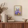 Lavendel - Bloemen - Natuur - Kunst Light Box met kabel (Tafellamp) klein -sfeer2