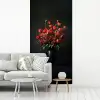 Boeket - Tulpen - Vaas - Rood fotobehang vinyl groot -woonkamer