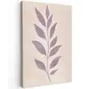 Tak - Bladeren - Minimalistisch - Beige Tuinposter op houten frame 2 cm dik klein -3d