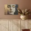 Abstract - Goud - Gezicht - Lippen PET vilt klein -sfeer4