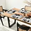 Portret - Thee - Vrouw Placemat vinyl groot -zzsfeer4_Kitchenyeah-website