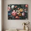 Vintage - Kleurrijk - Bloemen - Modern Textielframe zwart klein -sfeer2