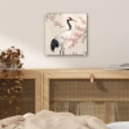 Aziatisch - Kraanvogel - Beige plexiglas 5mm klein -sfeer4
