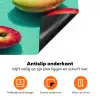 Appels - Water - Turquoise Inductie beschermer vinyl 3mm klein 276 -zzzzzzz-td-onderkant